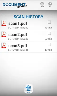 Document Scanner android App screenshot 1